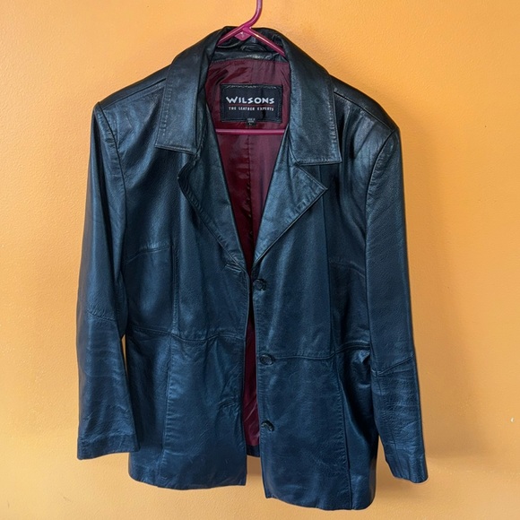 Wilson Leather jacket woman’s - Picture 1 of 4